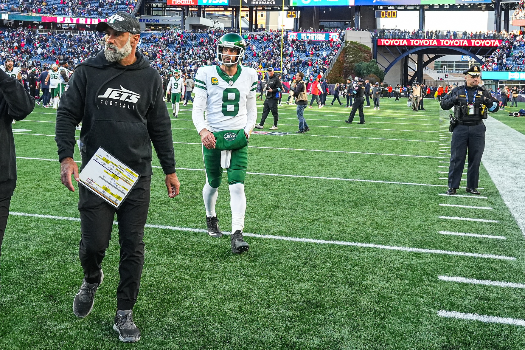 Former head coach Robert Saleh