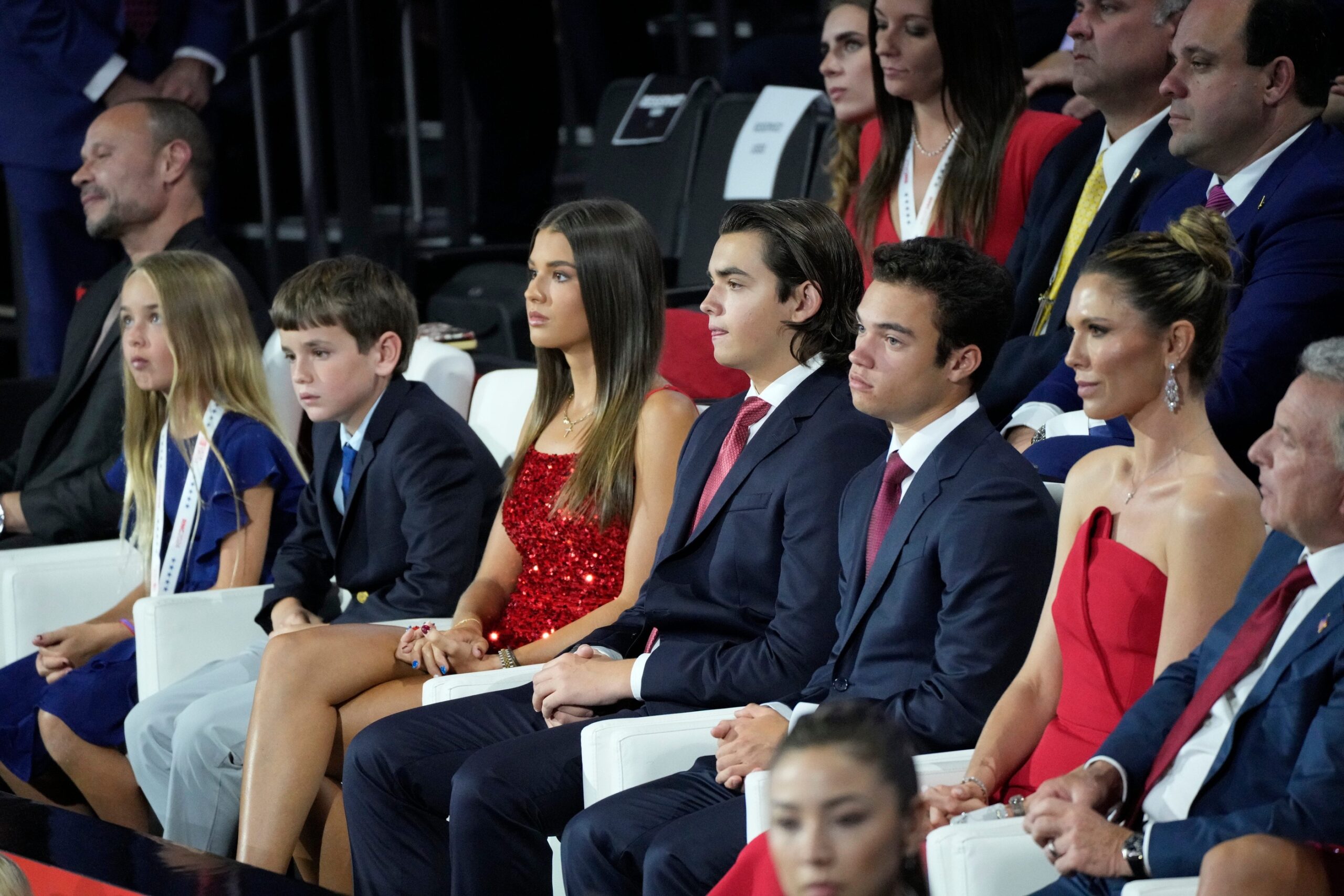 President Trump's grandchildren attend his nomination